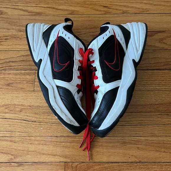 Thrifted Nike Air Monarch IV “White Varsity Red” - Picture 2 of 4